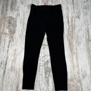 SPANX Black Jeggings, Sz M Stretch‎ Pockets Comfort 28x27